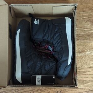Sorel Black and White Quilted Boots